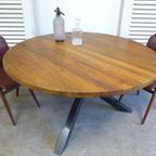 Prachtige Grote Ronde Mango Eettafel 140 Cm thumbnail 8