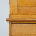 Prachtige Zeer Grote Engelse Victoriaanse Buffetkast/ Housekeeper Cupboard Met Lades En Legplanken thumbnail 14