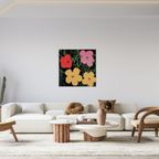 King & Mcgaw Bloemen, Ca. 1964 - Andy Warhol 60 X 60 Cm thumbnail 6