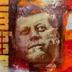 Claus Costa Pop Art Schilderij J.F. Kennedy thumbnail 3
