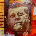 Claus Costa Pop Art Schilderij J.F. Kennedy thumbnail 4