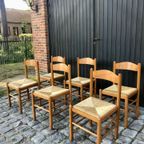 6 Vintage Eetkamerstoelen thumbnail 7