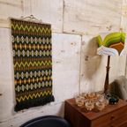 Zweeds Vintage Wollen Wandkleedje Wandkleed Muurkleed thumbnail 2