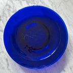 4x Dinerbord Donkerblauw Glas thumbnail 3