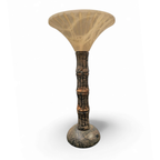 Pegasan Alabaster Table Lamp / Chalice Lamp / Spain - 70's thumbnail 10