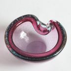 Purple Murano Bubble Glass Trinket Bowl, 1960S thumbnail 5