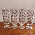 4X France Vintage Borrelglazen Wijnglazen Champagne Glazen thumbnail 3