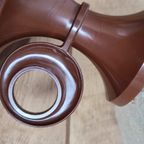 Space Age Tafellamp Glas Mat Bolvormig thumbnail 3