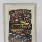 Litho Akke Sins , Ploegende Boeren, 1963 thumbnail 4