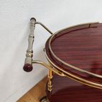 Vintage Barcart Drankenkar Trolley Butlerwagen Bijzettafel 3 thumbnail 7