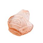 Vintage Roze Persglas Mandje Van Rindskopf, Duitse Jaren '50 thumbnail 4
