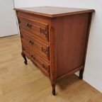 Vintage Queen Ann Ladekastje, Commode, Ladekast Badkamermeubel thumbnail 9