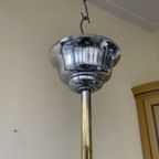 Lamp Art Deco 1930 Modernistisch 4 Arms Matglazen Schalen thumbnail 2