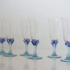 Champagne Flutes With Murano Detailed Glass Ornaments | Kerst thumbnail 2