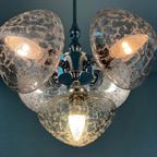 Mooie Vintage Plafondlamp Cluster Van 5 Bollen thumbnail 12