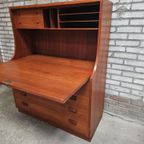 Secretaire / Bureau. Børge Mogensen Voor Søborg Møbler, Denemarken 1960'S thumbnail 7