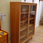 Vintage Wk Möbel Vitrinekast Vitrine Kast Kastje Highboard thumbnail 3