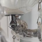 Vintage Brocante Wandlampje Met Glazen Pegels thumbnail 8