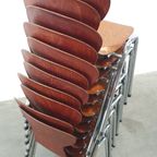 12x Eromes Pagholz Industriële Stapelbare Design Stoel thumbnail 16