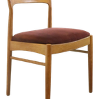 Set Van 4 Niels Bach Stoelen Eetkamerstoelen 'skodsborgskov' Vintage thumbnail 7