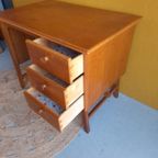 Retro Vintage Bureau, Werkplek, Desk, Divider Tafel Kaptafel thumbnail 14