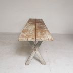 Grote Klaptafel, Biertafel Biere Amos Metz, Jaren 30 thumbnail 9