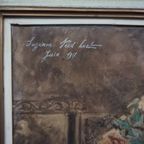 Schilderij «Stilleven Met Rozen». Aquarel. thumbnail 3