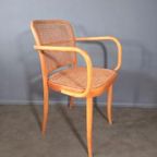 Thonet Ligna Stoeltje Beukenhout Webbing 60s Vintage thumbnail 3