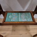 Antieke Theetafel Wijntafel Trolley Artdeco Art Nouveau thumbnail 3