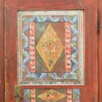 Antieke Beschilderde Bruidskast 1856 thumbnail 3