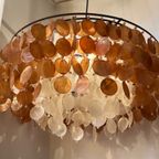 Capiz Hanglamp Vintage Schelpen Schelp Lamp thumbnail 5