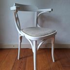 Set Van 4 Brocante Vintage Café Stoelen In Thonet Style thumbnail 12