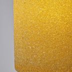 Vintage Hanglamp Polyester Sugar Tube Geel Suiker ‘60 Brass thumbnail 13