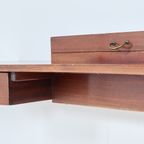 Danish Mid-century Modern Wall Console With Mirror By Frode Holm For Illums Bolighus, 1950’s thumbnail 6