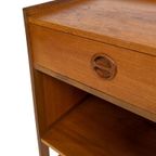 Vintage Arne Wahl Iversen Bijzettafel Nachtkastje 60's Teak thumbnail 23