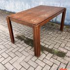 Brutalist Jaren 60 Eetkamerset (uitschuifbare Stafel + 4 Stoelen) thumbnail 18