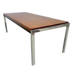 Deens Design Salontafel Teak Chroom Mid-Century thumbnail 2