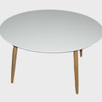 Sofacompany Salontafel Hubert Wit Eiken Ø 90Cm thumbnail 4