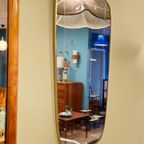 Vintage Wandspiegel Spiegel Mirror Messing Goud thumbnail 11