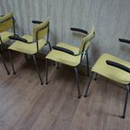 Set Van 4 Stoelen Friso Kramer Voor Ahrend De Cirkel thumbnail 9