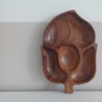 Vintage Houten Schaal. Mid-century. Bois Des Iles. thumbnail 3