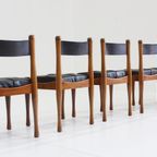 Bernini Vintage Italiaanse Eetkamer Stoelen Van Silvio Coppola, Set Van 6 thumbnail 10