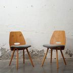 Vintage Lollipop Stoelen František Jirák | Grijs, Blauw thumbnail 2