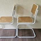 2 Witte Cesca Stoelen Marcel Breuer thumbnail 19