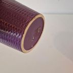 Retro Paarse Bloempot Mand Structuur Kamerplant Pot thumbnail 4