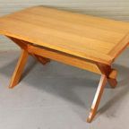 Vintage Scandinavisch Design Grenen Eettafel / Tafel thumbnail 4