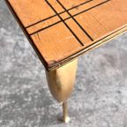 Vintage Golden Legs And Black Lines Top Coffee Table thumbnail 4