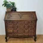 Brocante Vintage Secretaire Ladekast Landelijk Bureau Buro 1 thumbnail 2