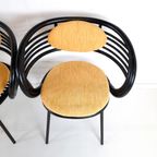 4X Vintage Stoelen Memphis Stijl thumbnail 11