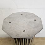 Unieke Handgemaakte Chromen Zuil / Piedestal (Art Deco) / Unique Handmade Chrome Pedestal thumbnail 4